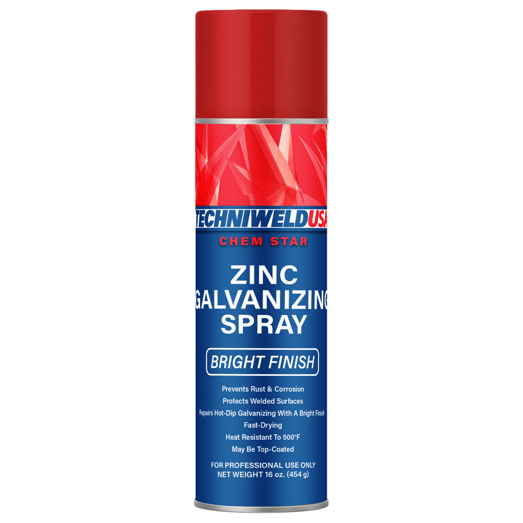 Chem Star Bright Finish Zinc Aerosol Spray Can, 16oz