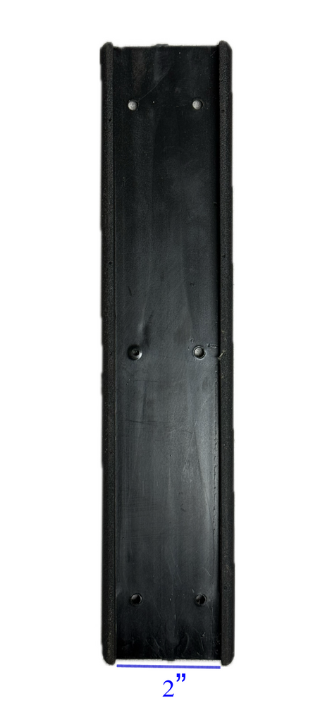 Caliber Boat Ladder and Winch Stand Step Pad 12" x 2", Black