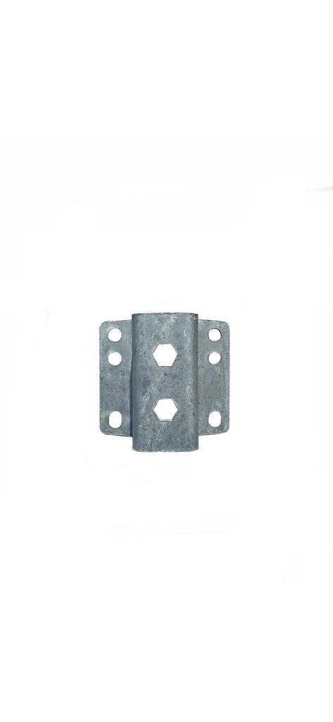 Soporte de canal de 2" con orificios hexagonales de 1/2"