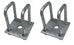 Galvanized Tie Plate Kit for 1.5" Square Trailer Axle