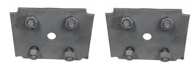 7000# Galvanized Tie Plate Kit for 2" Square Trailer Axle