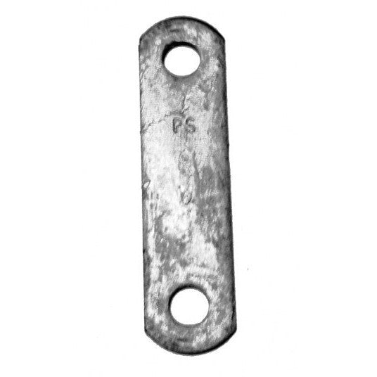 5" x 1.25" x .25" Galvanized Flat Plate w/ 9/16" Holes