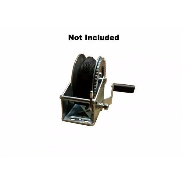 20′ Winch Strap w/ 1" Hook and Loop (4000 lb Max Capacity)