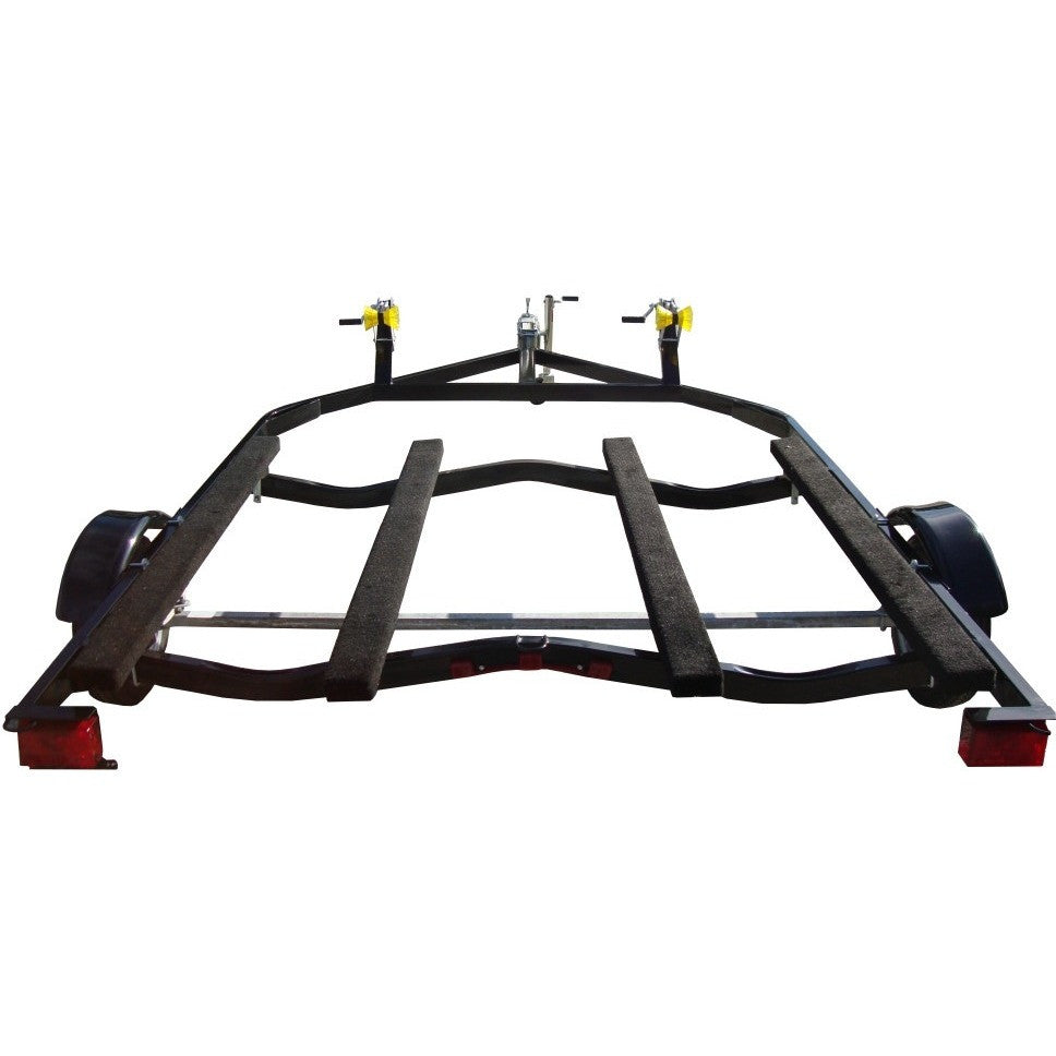 PWT2212B | Lightweight Black Powder Coated Double Personal Watercraft Trailer