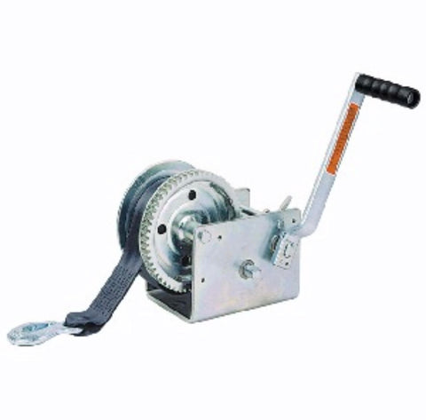 Dutton-Lainson 2500LB Capacity 2 Speed Crank Winch w/ Strap & Hook