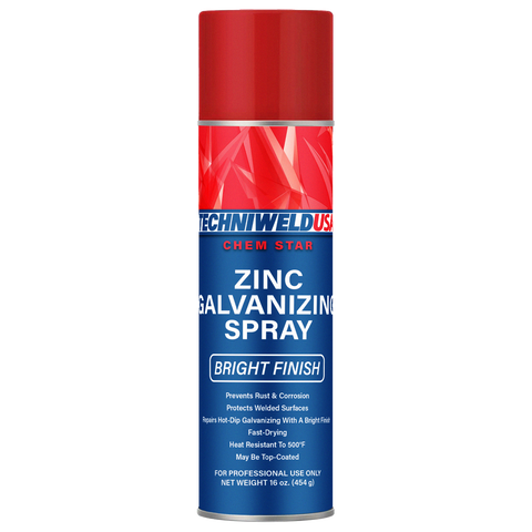 Chem Star Bright Finish Zinc Aerosol Spray Can, 16oz